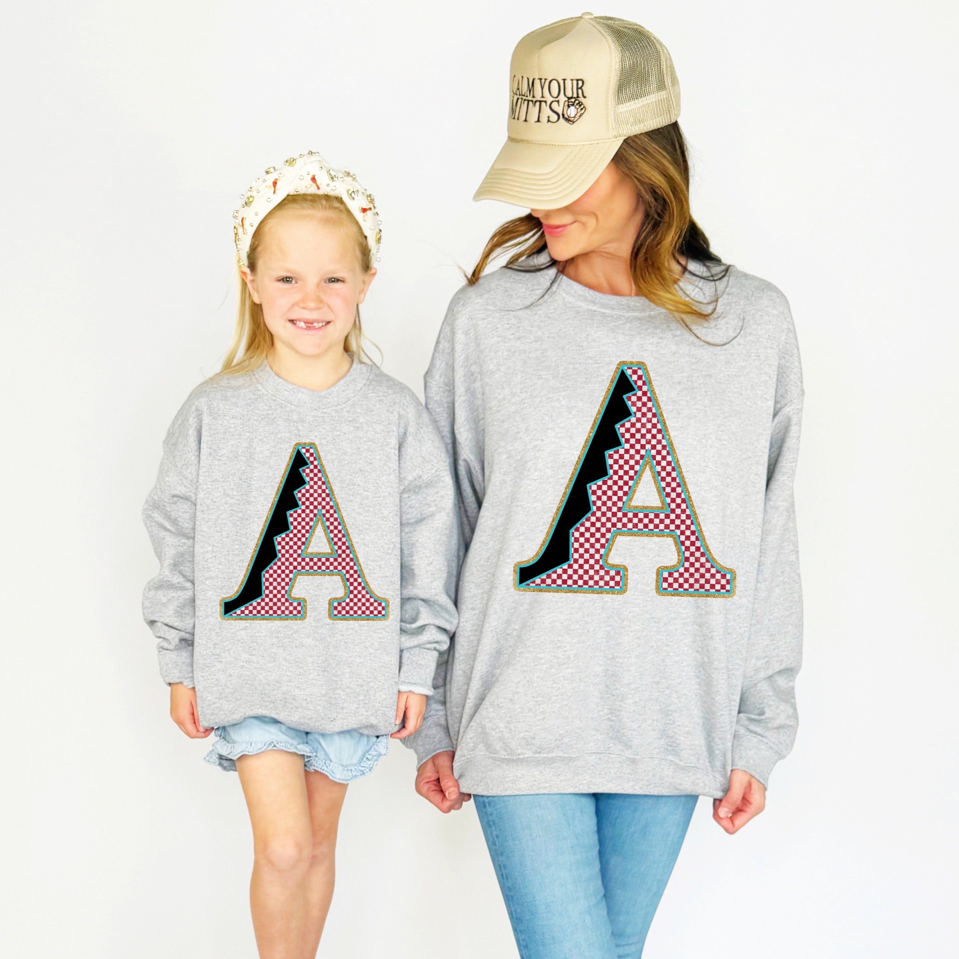 Arizona Inspired Checkered Youth & Adult Sweatshirt