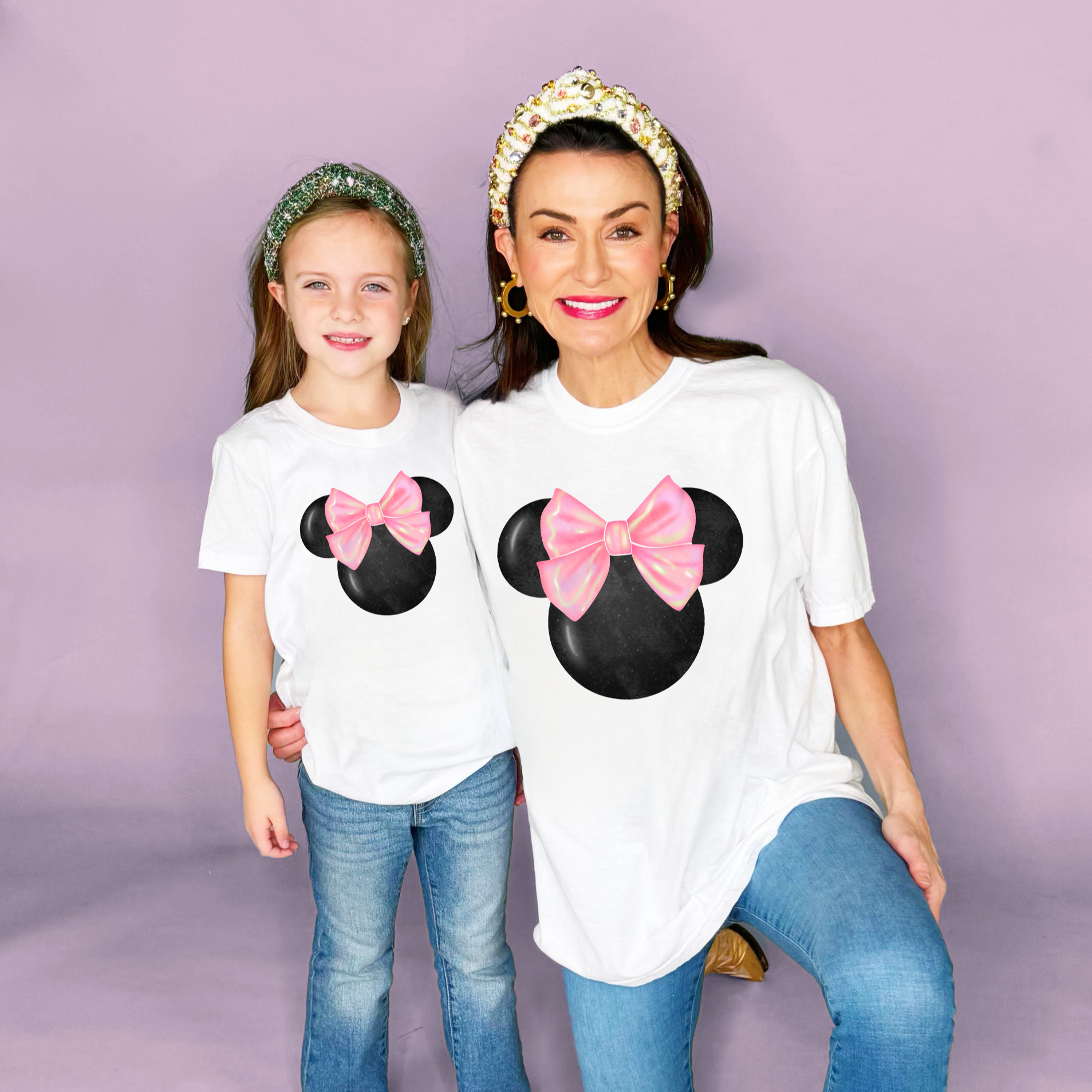 Bow Mouse Ears Youth and Adult Tee