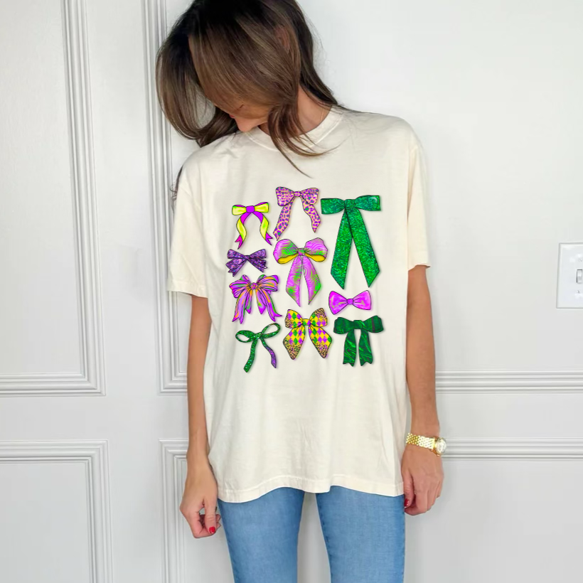 Mardi Gras Bows Tee