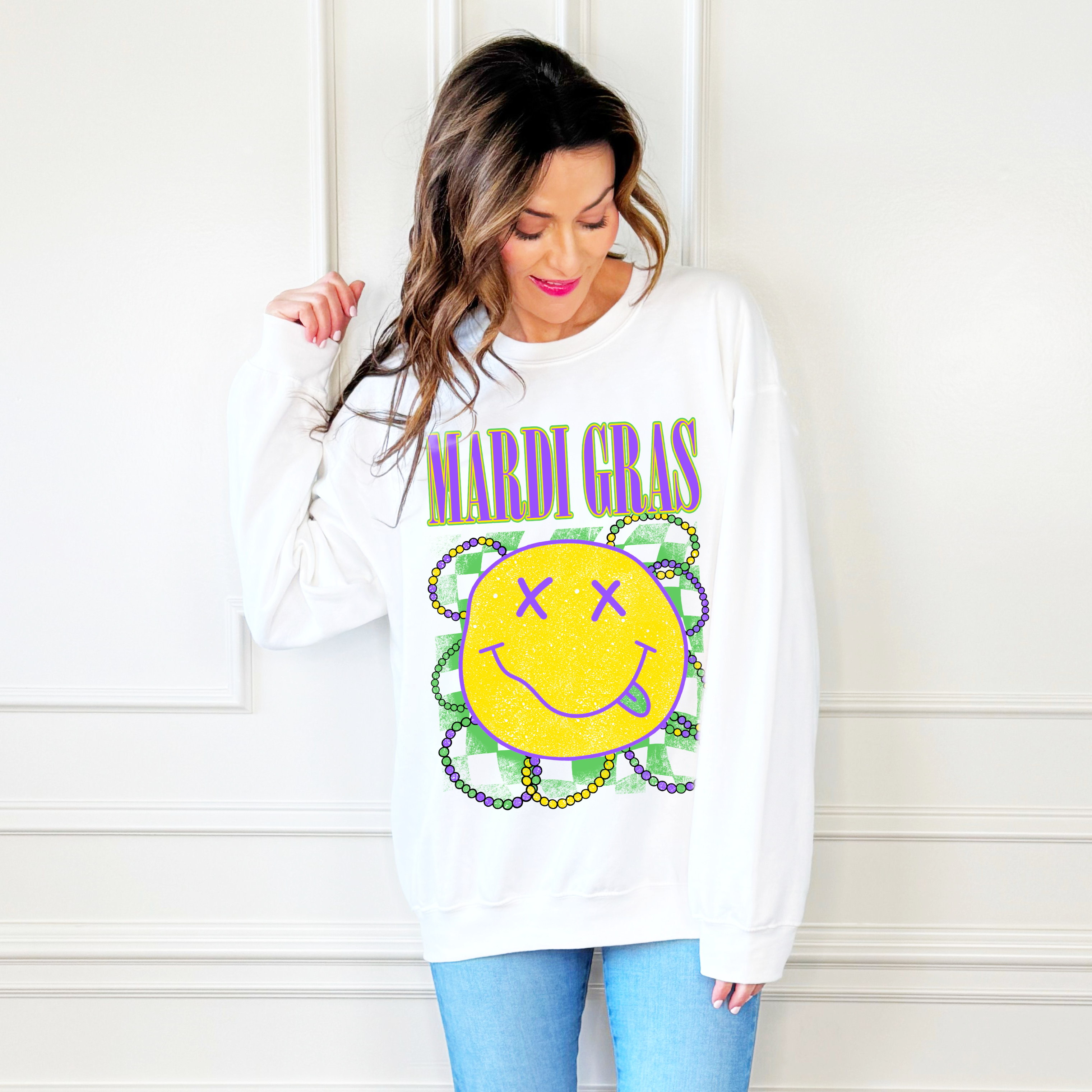 Mardi Gras Nirvana Sweatshirt