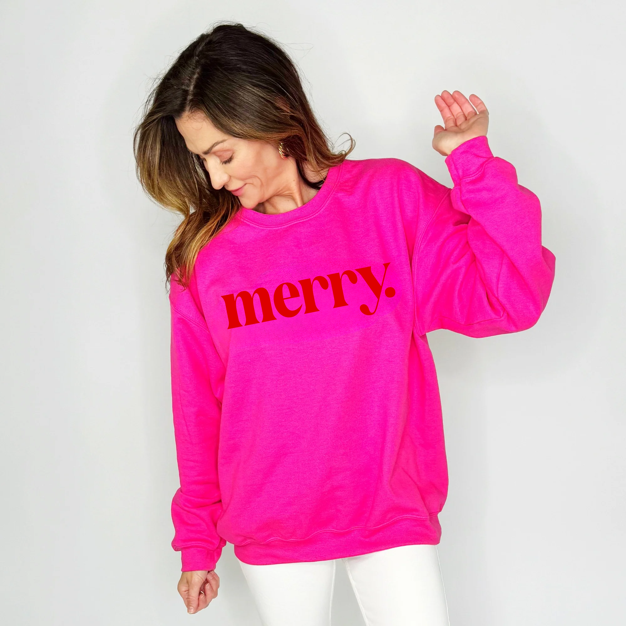 Puff Red merry. Youth & Adult Sweatshirt