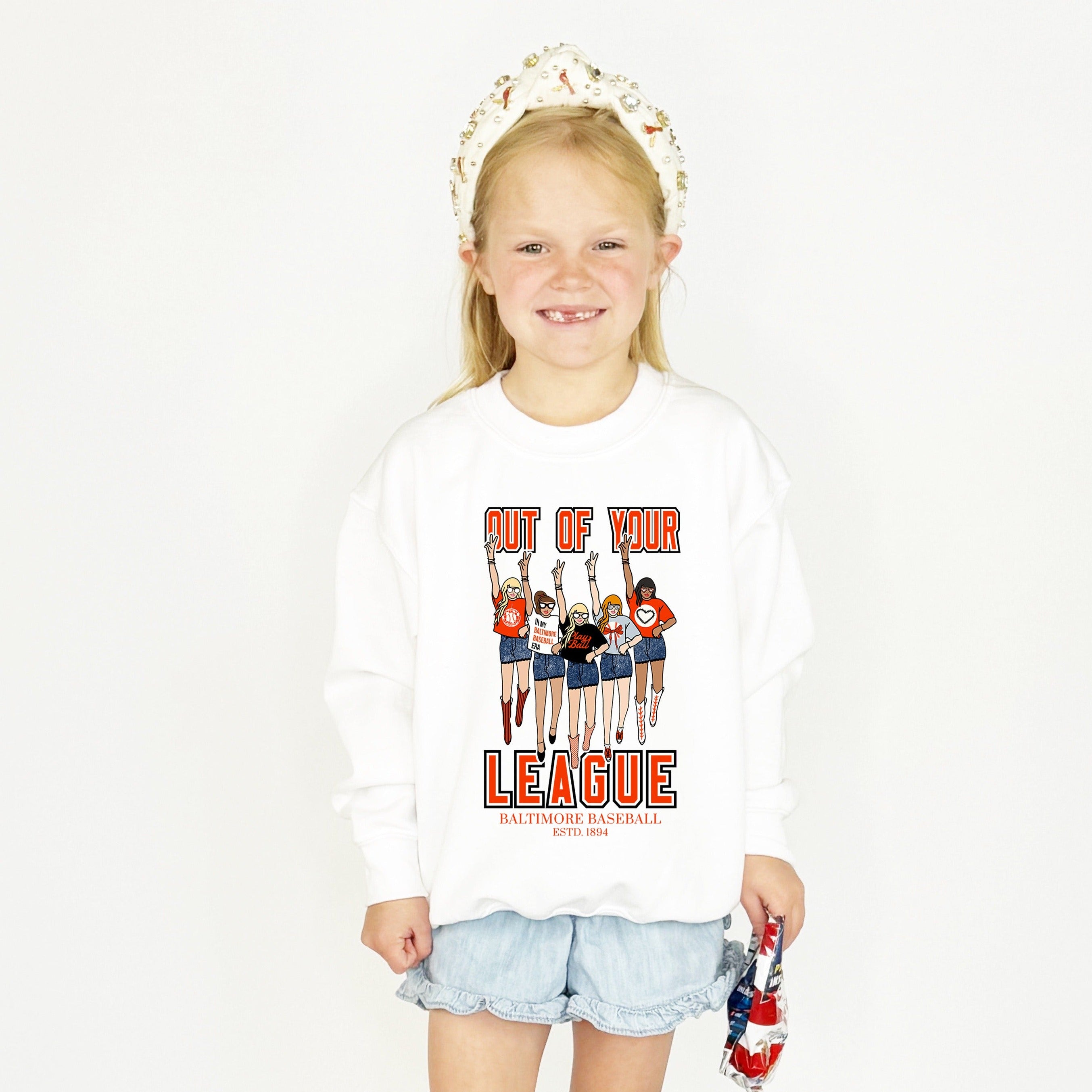 Baltimore Out of Your League Youth & Adult Sweatshirt