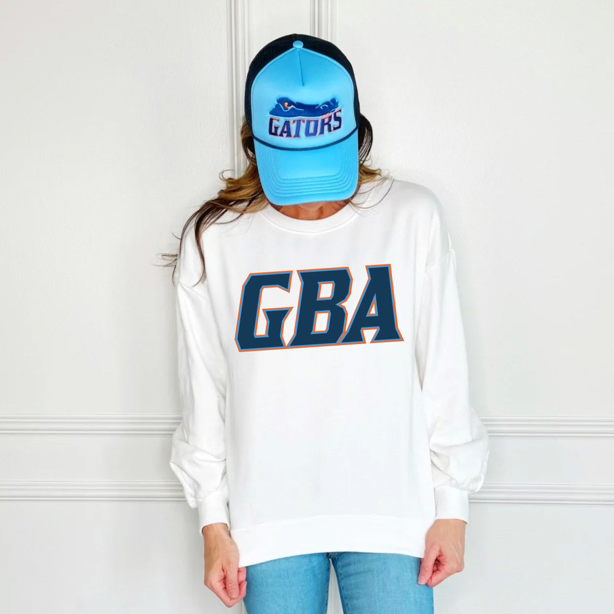 GBA Poppy & Pine Pleated Sweatshirt