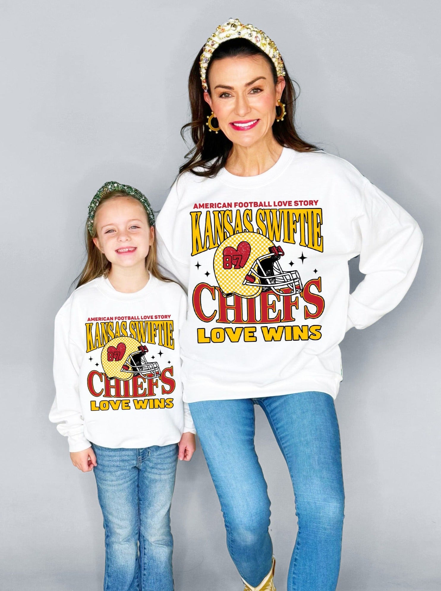 Kansas Swiftie Love Wins Youth and Adult Sweatshirt