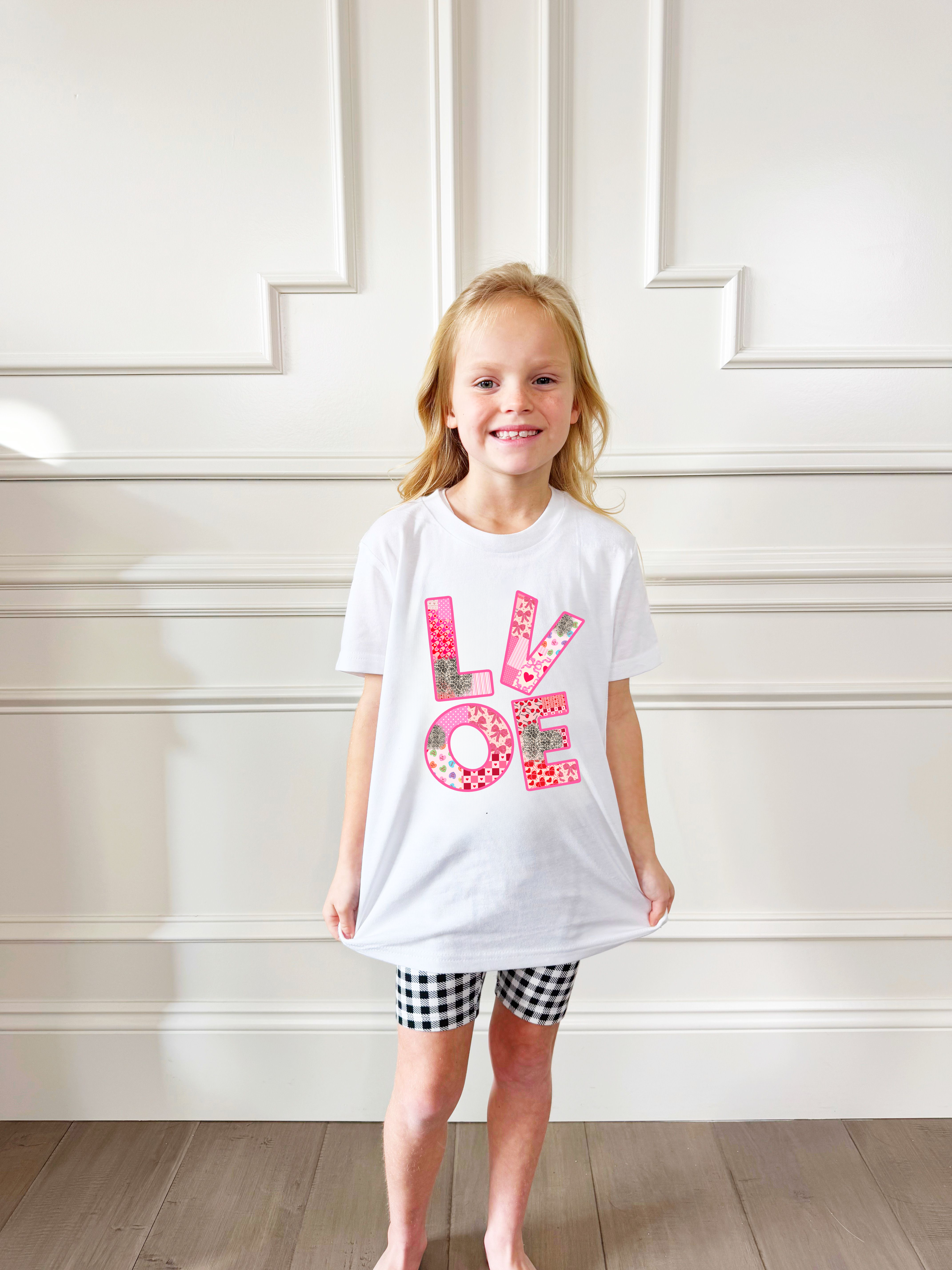 Patchwork Love Youth & Adult Tee