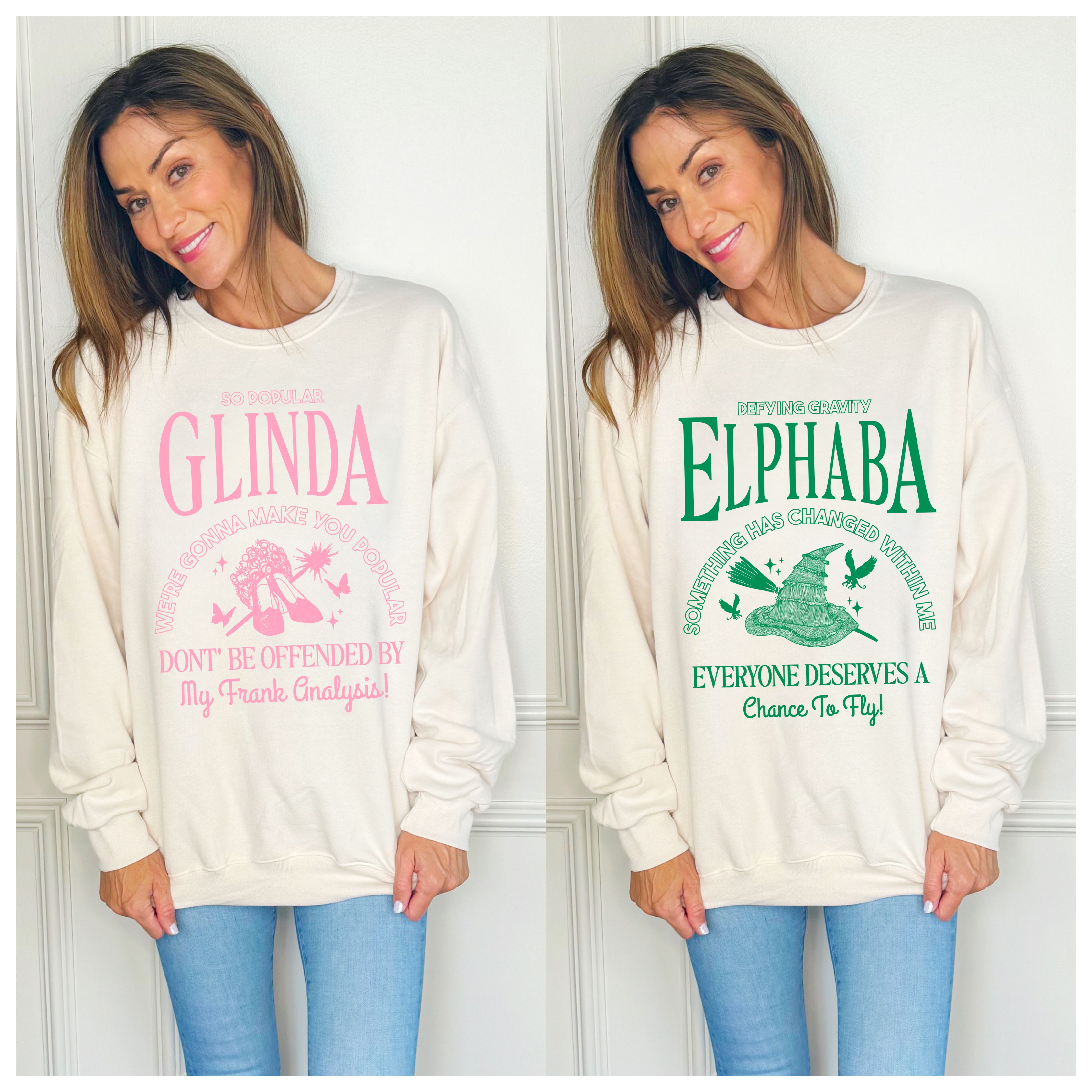 Elphaba OR Glinda Sweatshirt