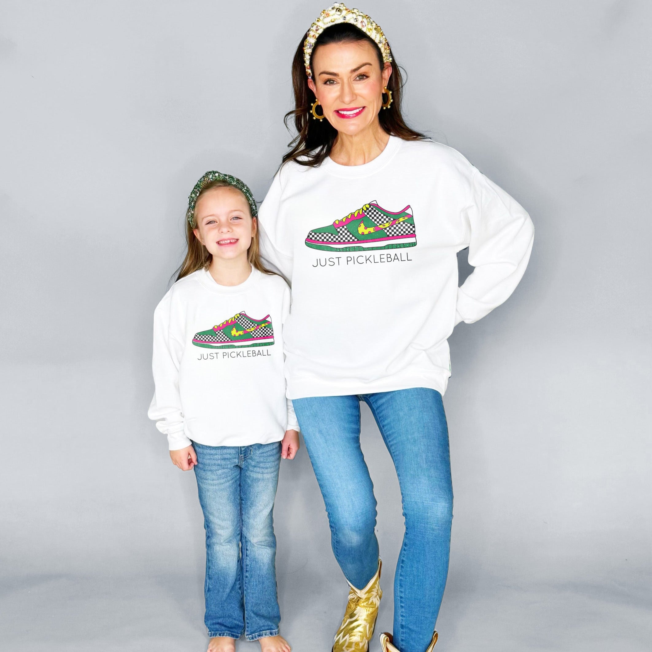 Just Pickleball Youth and Adult Sweatshirt