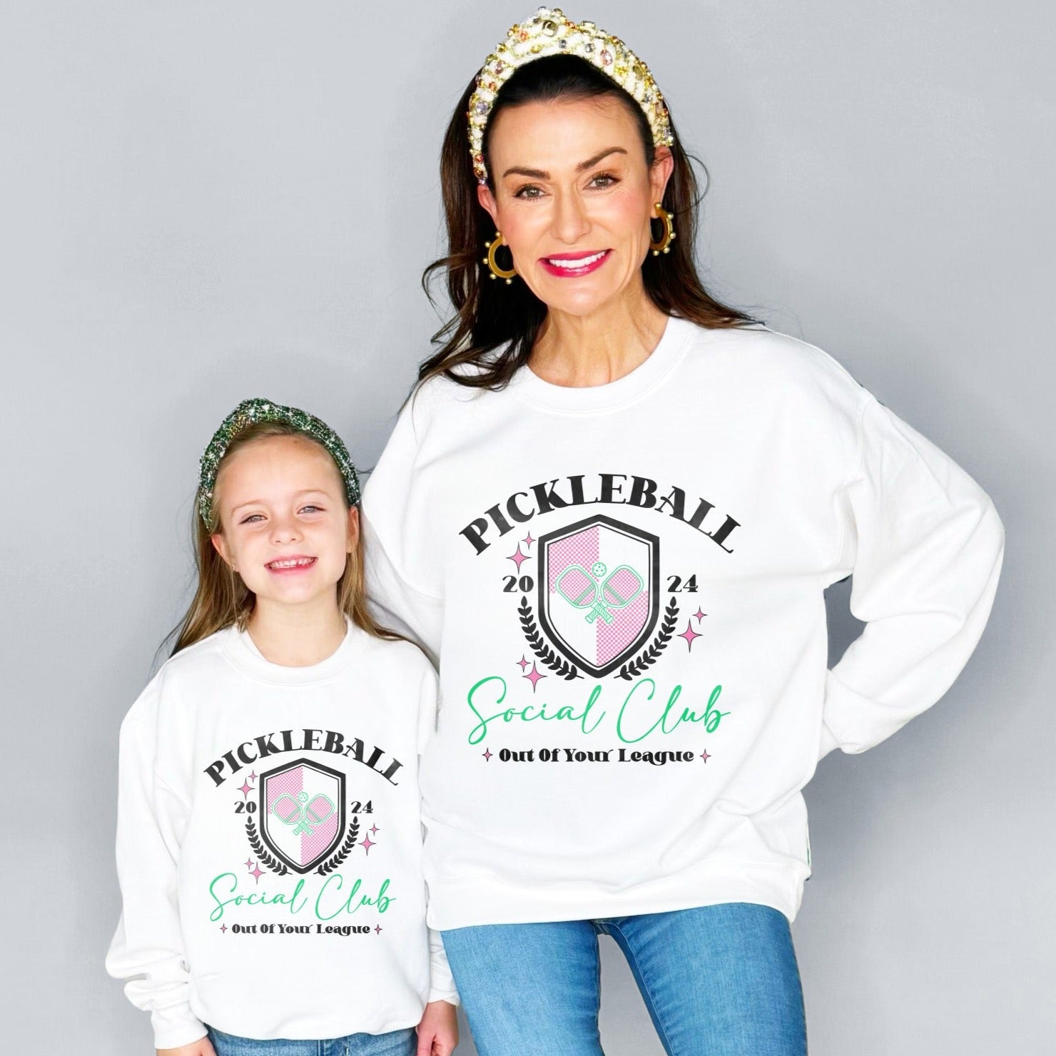 Pickleball Social Club Youth and Adult Sweatshirt