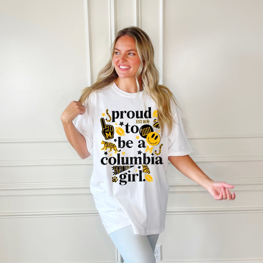 Proud To Be A Columbia Girl Youth & Adult Tee