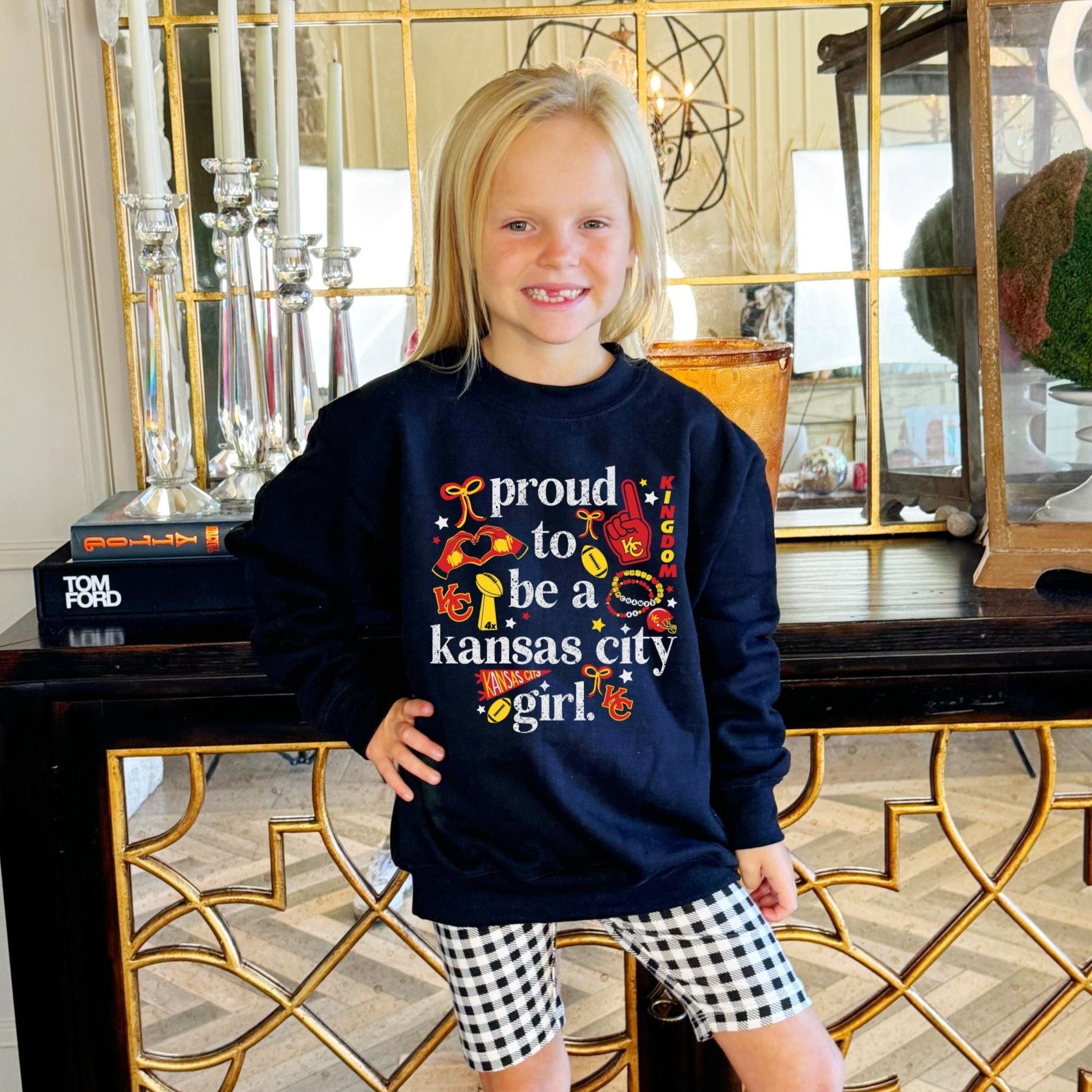 Proud To Be A Kansas City Girl Youth & Adult Sweatshirt