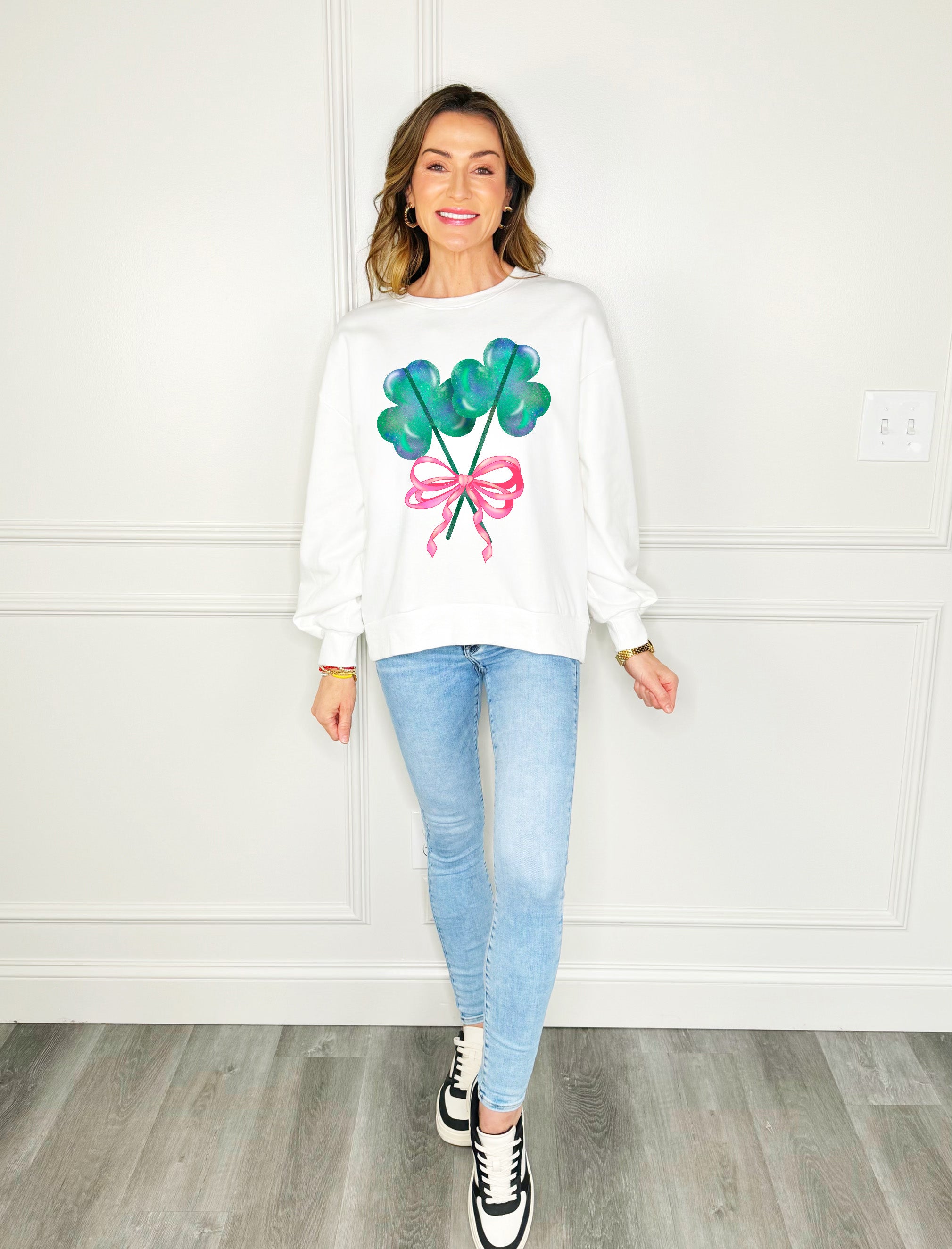 Shamrock Sucker St. Patrick's Day Poppy & Pine Sweatshirt