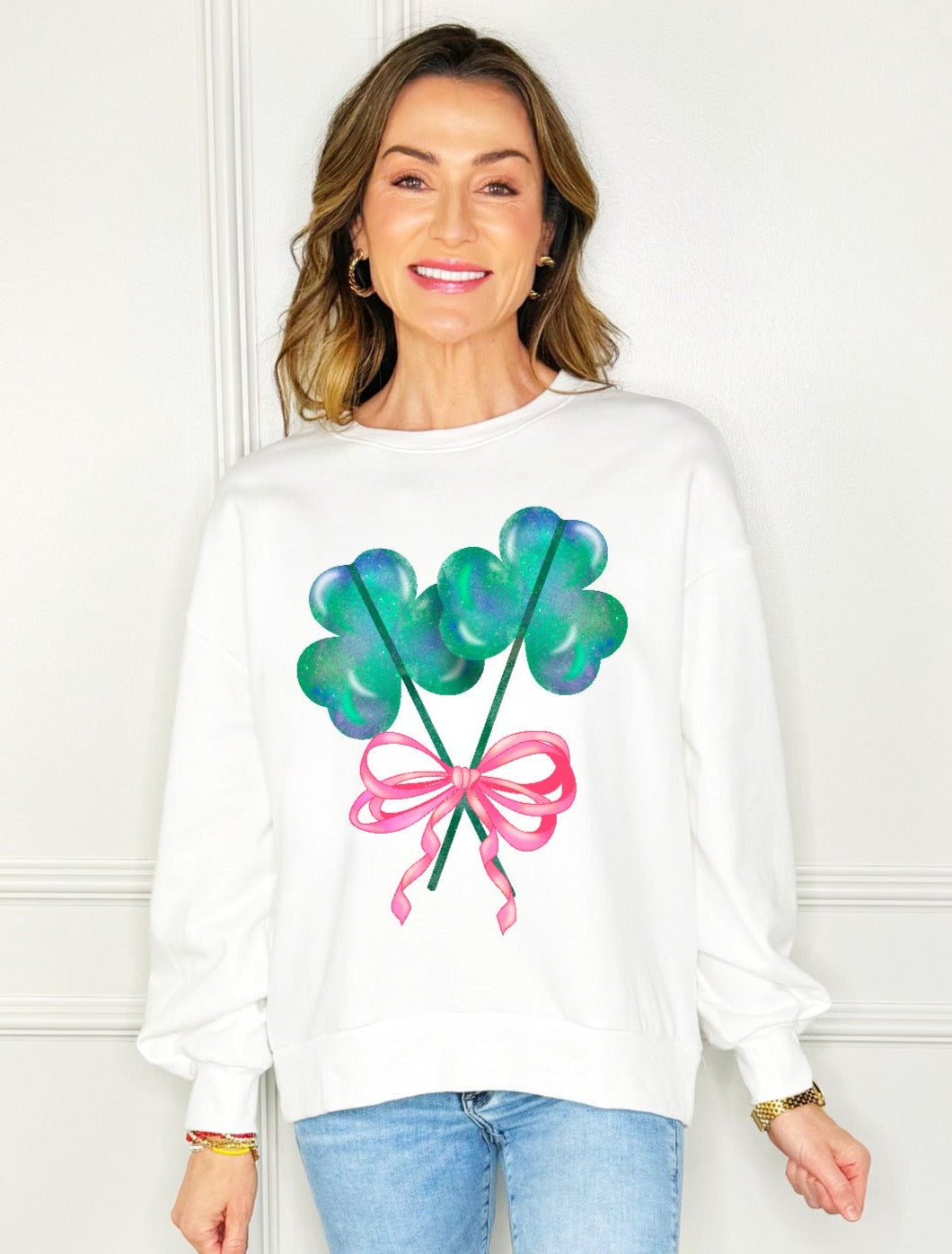 Shamrock Sucker St. Patrick's Day Poppy & Pine Sweatshirt