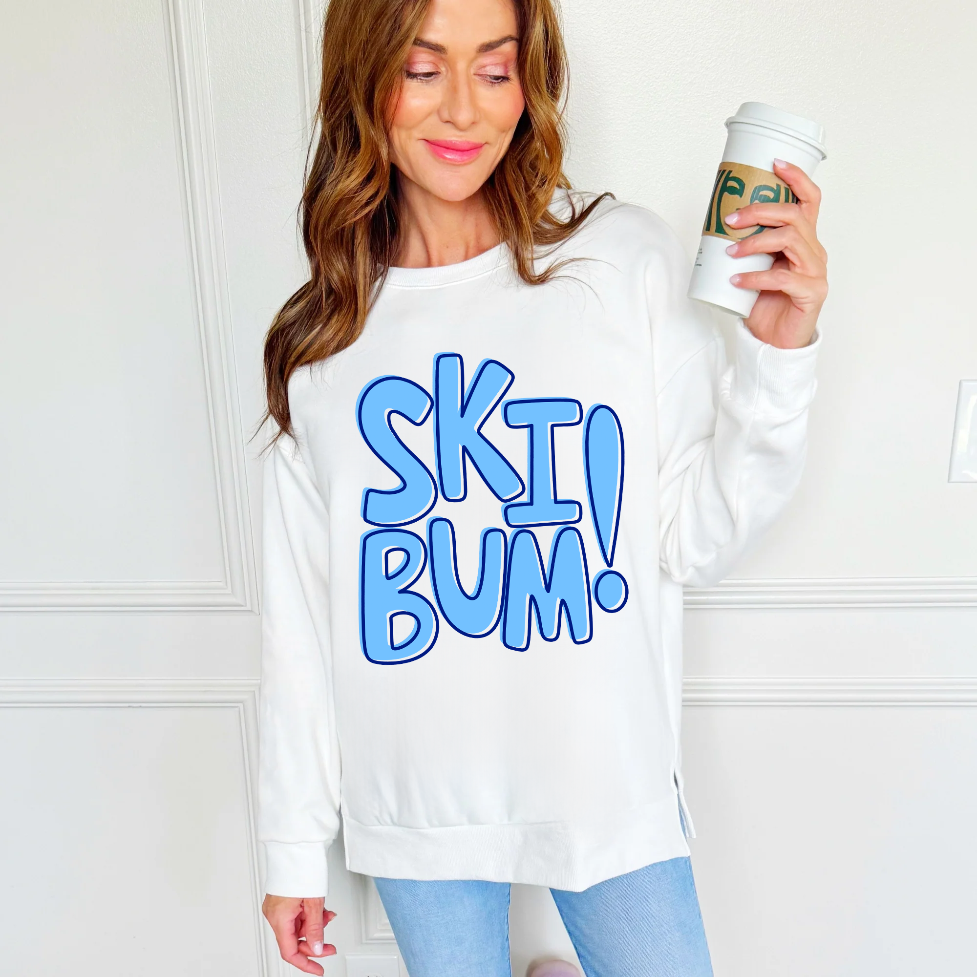 Ski Bum Poppy & Pine Sweatshirt