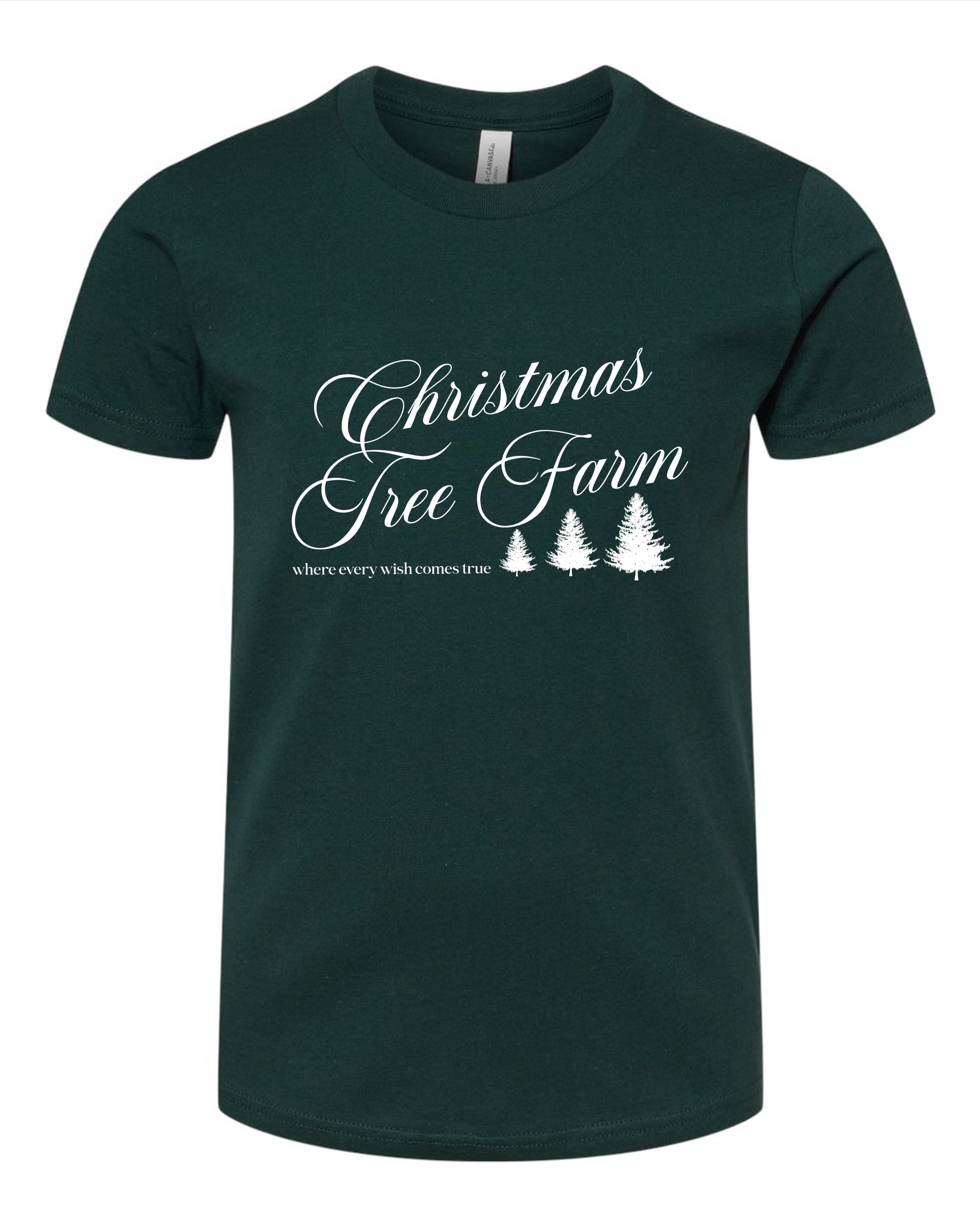 Christmas Tree Farm -Every Wish Comes True Youth & Adult Tee