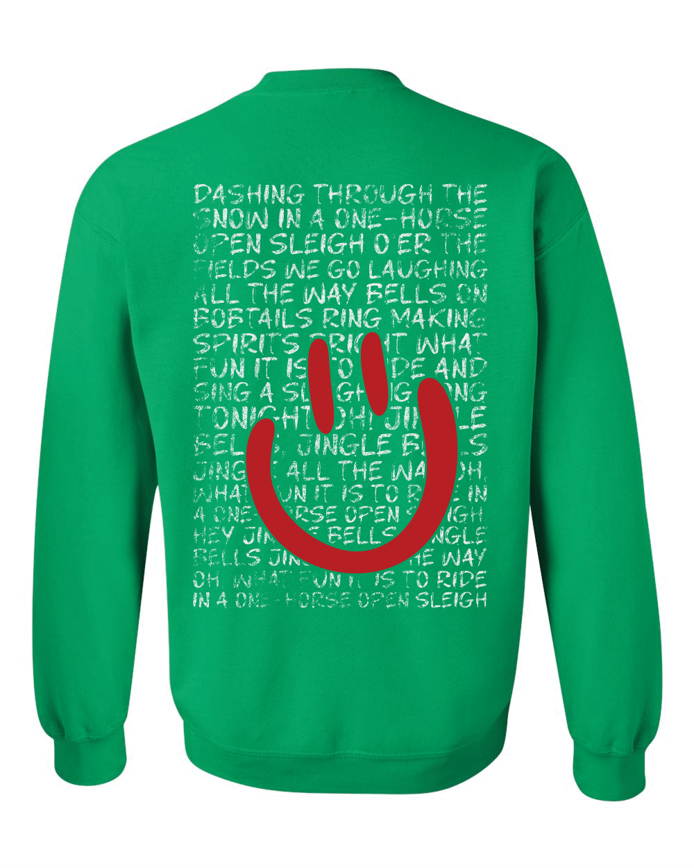 Smiley Christmas Lyrics Youth & Adult Sweatshirt