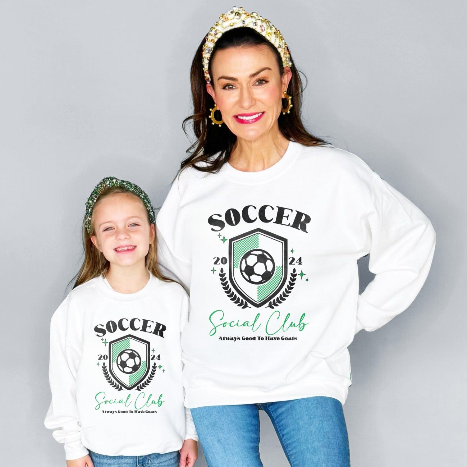 Soccer Social Club Youth and Adult Sweatshirt