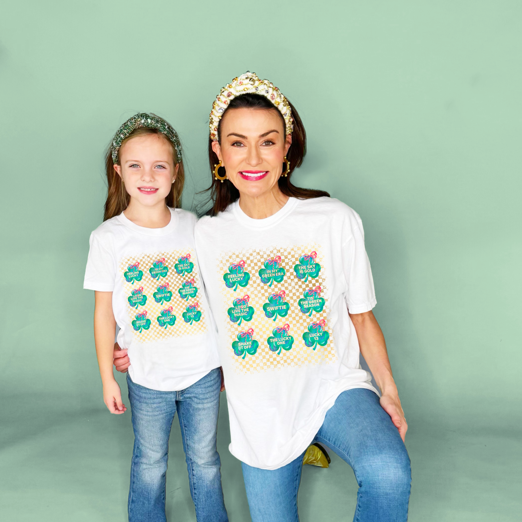 Magical Taylor Shamrock Grid Youth & Adult Tee