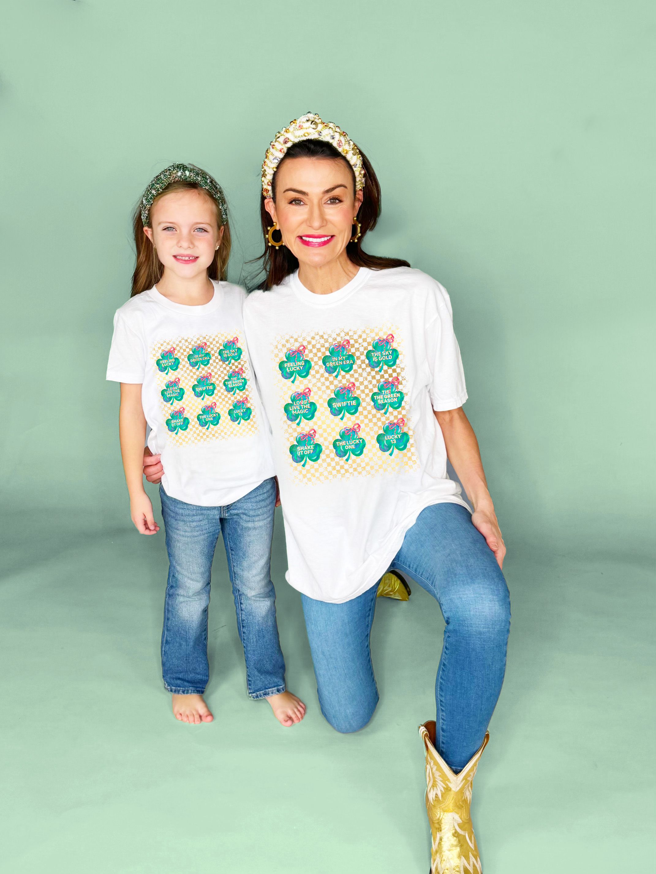 Magical Taylor Shamrock Grid Youth & Adult Tee