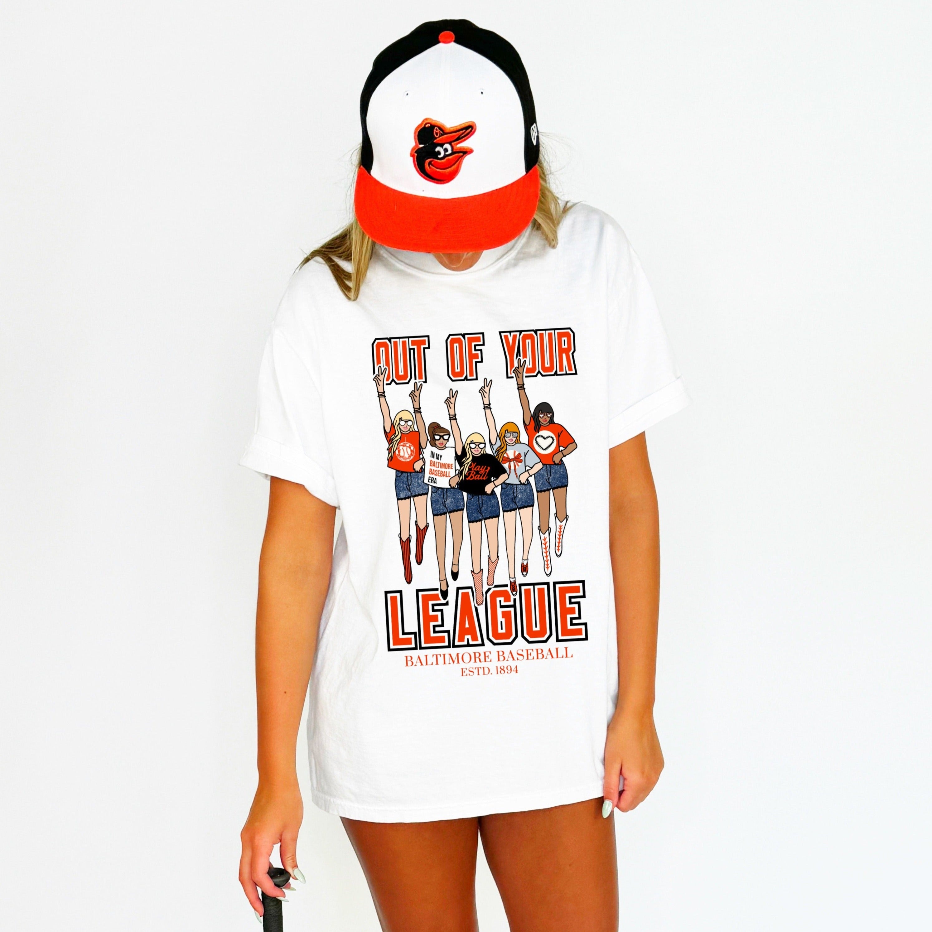 Baltimore Out Of Your League Youth & Adult tee
