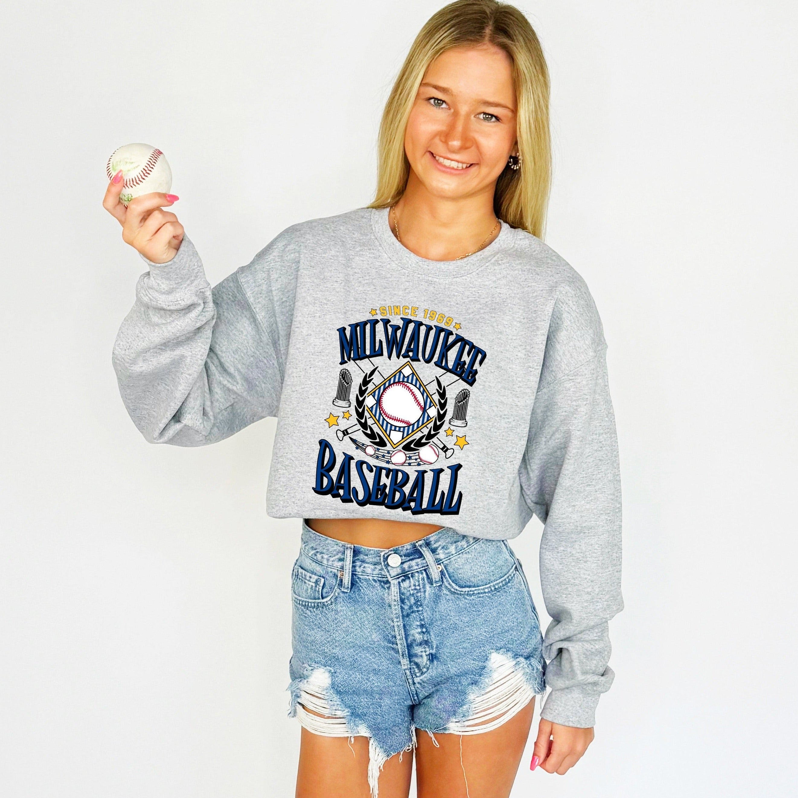 Milwaukee Baseball Team Youth & Adult Sweatshirt