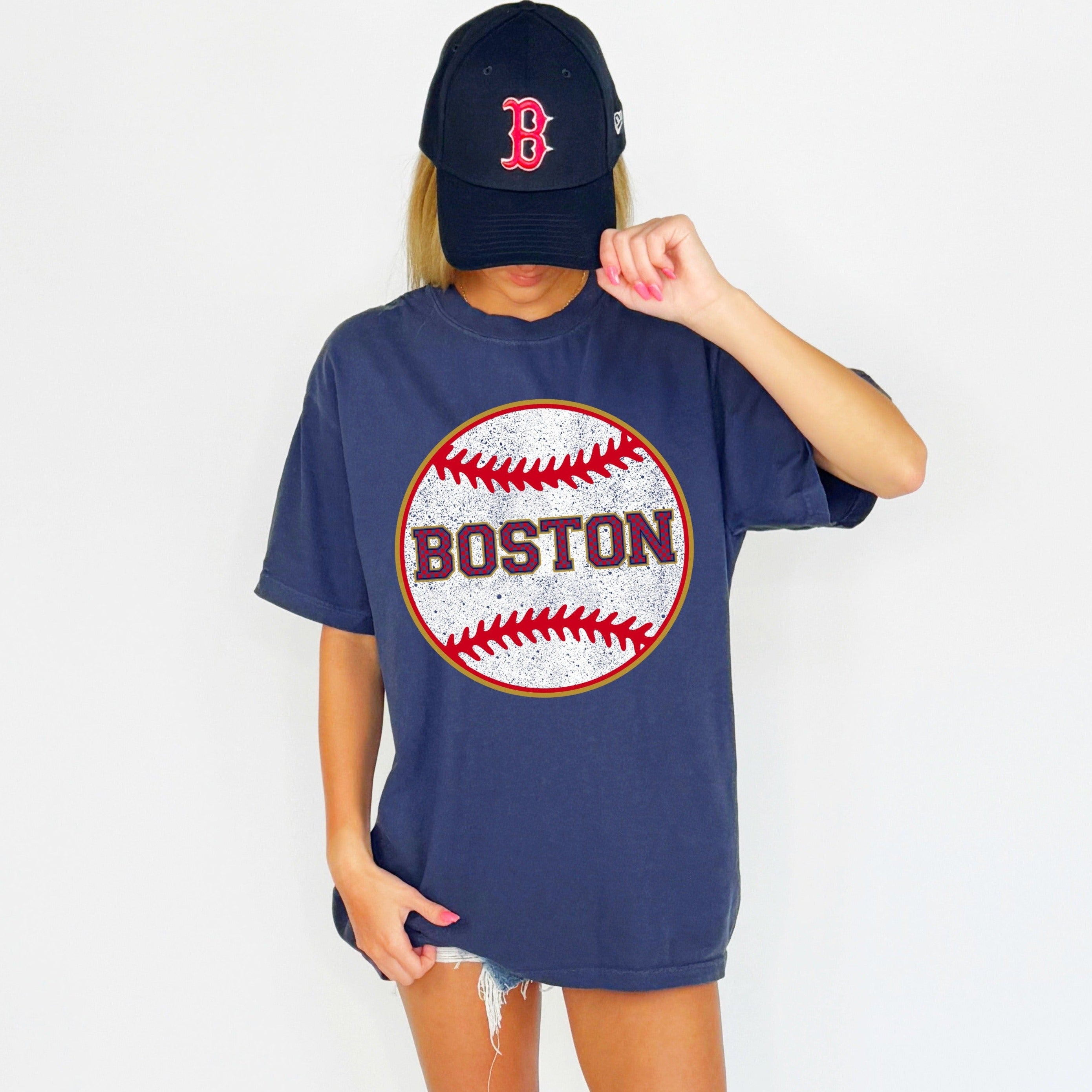 Boston Grunge Baseball Youth & Adult tee