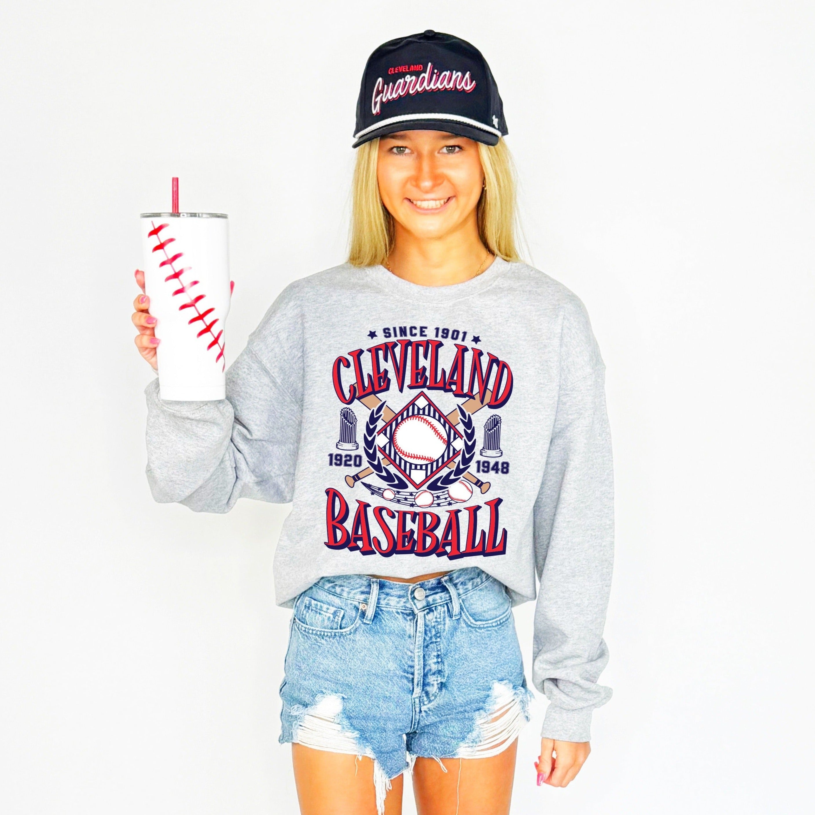 Cleveland Baseball Team Youth & Adult Sweatshirt