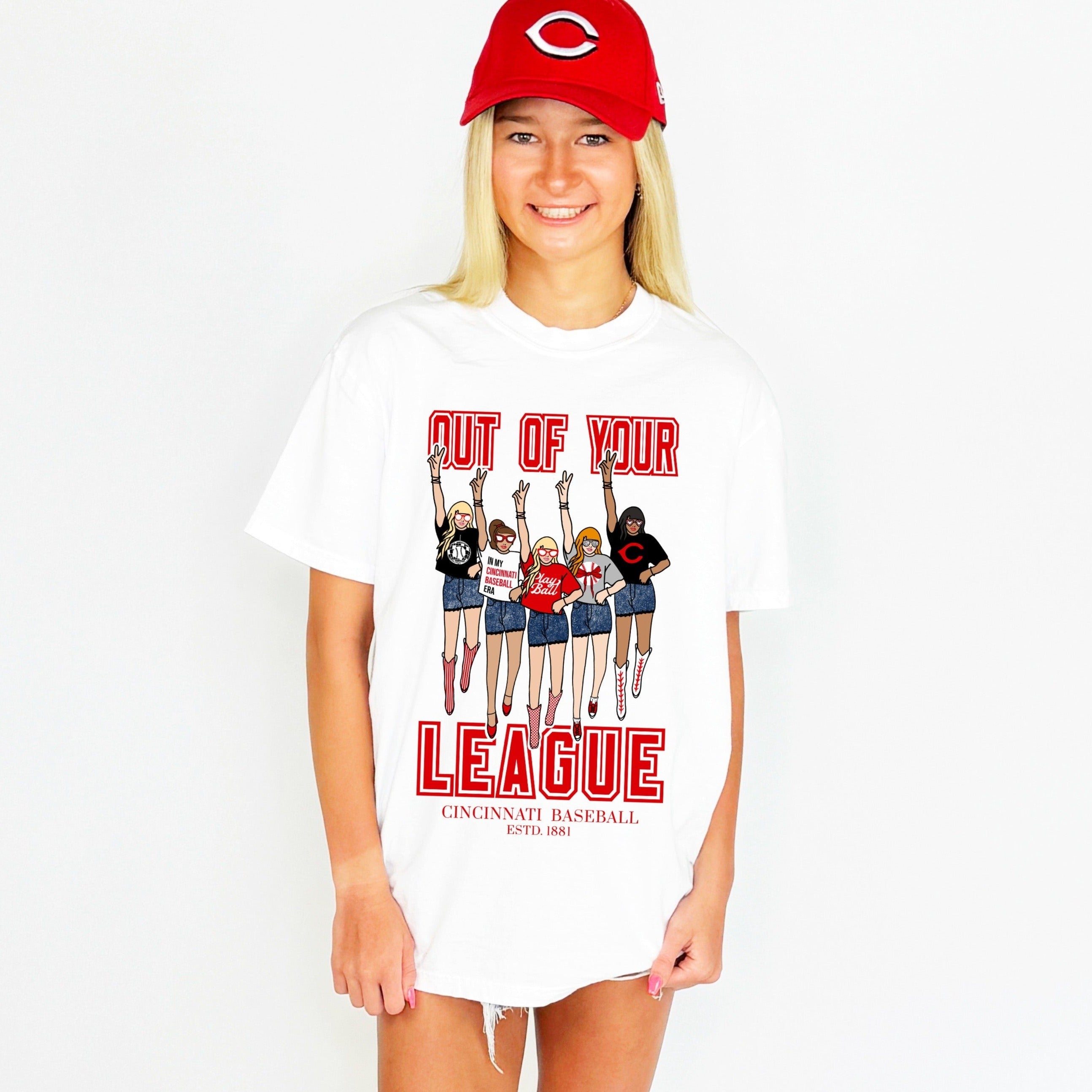Cincinnati Out Of Your League Youth & Adult tee