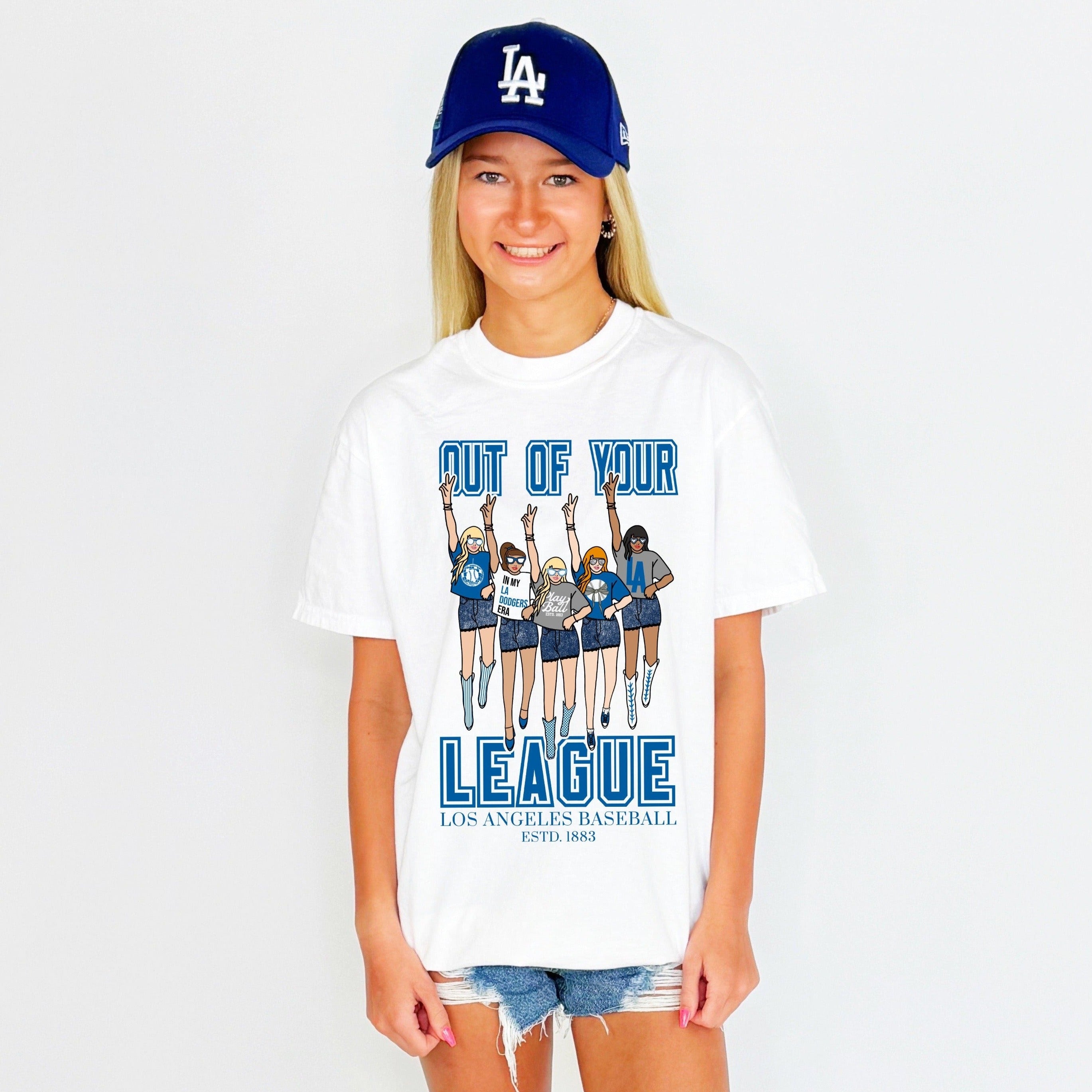 Los Angeles Dodgers Inspired Out Of Your League Youth & Adult tee