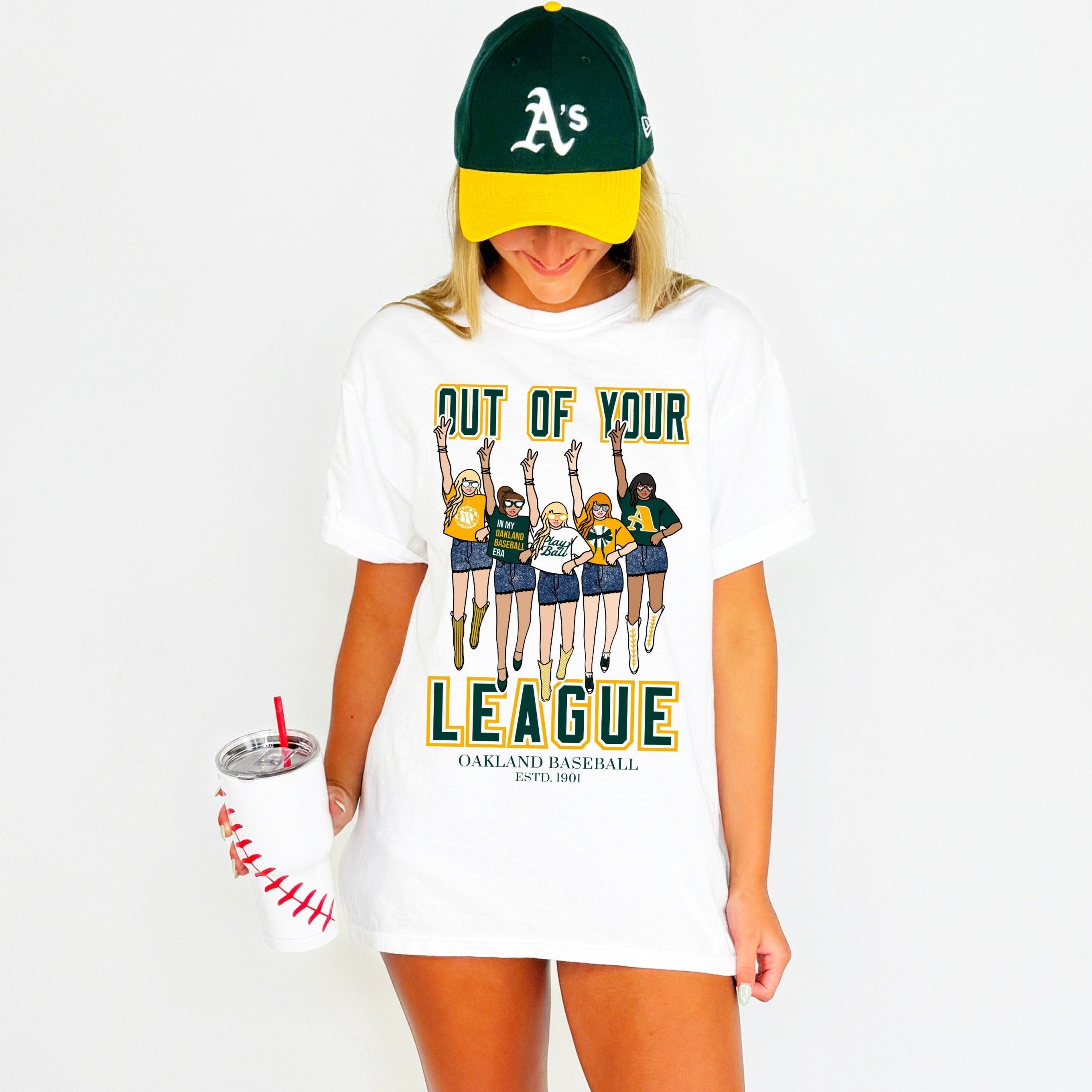 Oakland Out Of Your League Youth & Adult tee