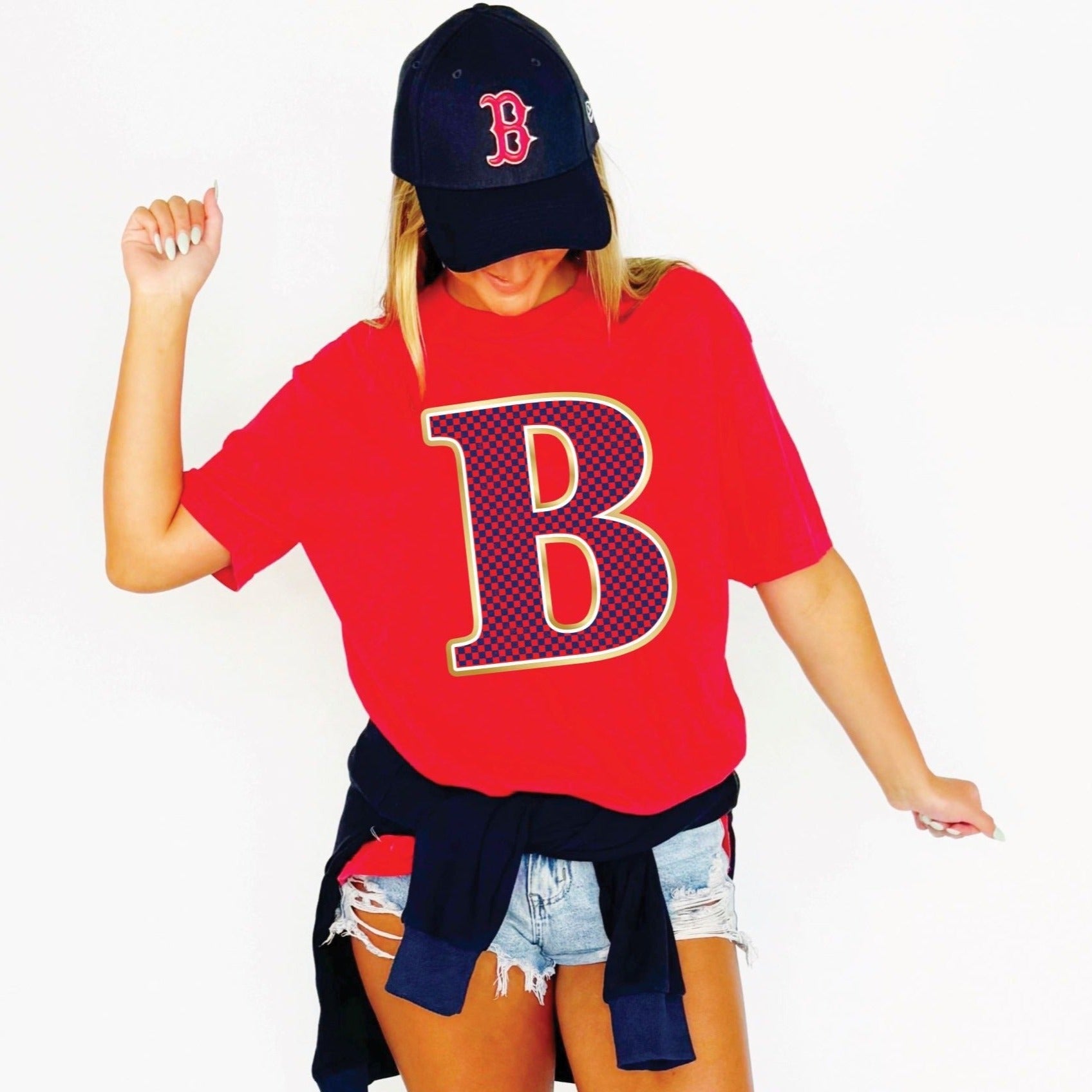 Boston Inspired Checkered Youth & Adult tee