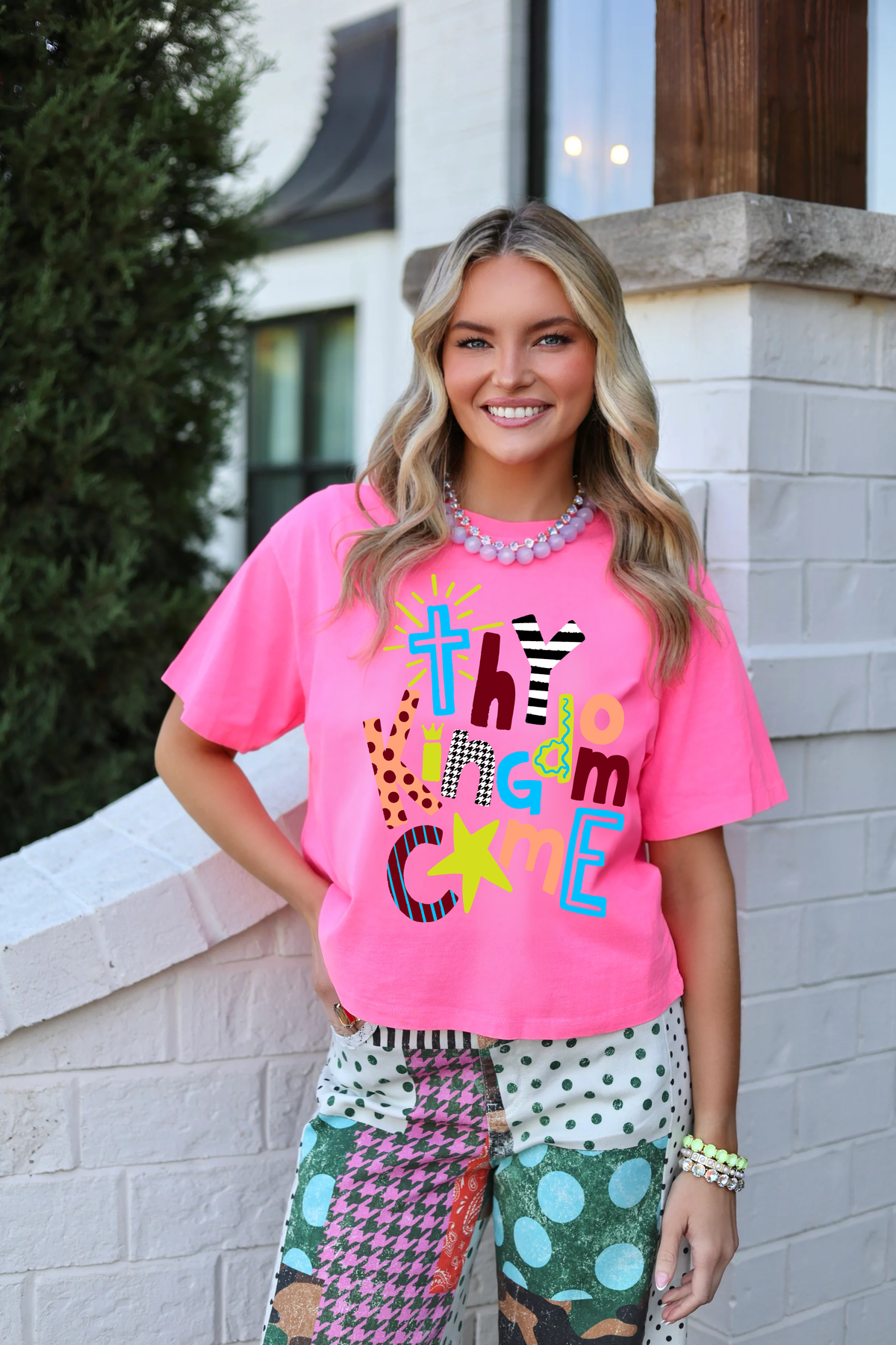 Thy Kingdom Come Crop Tee