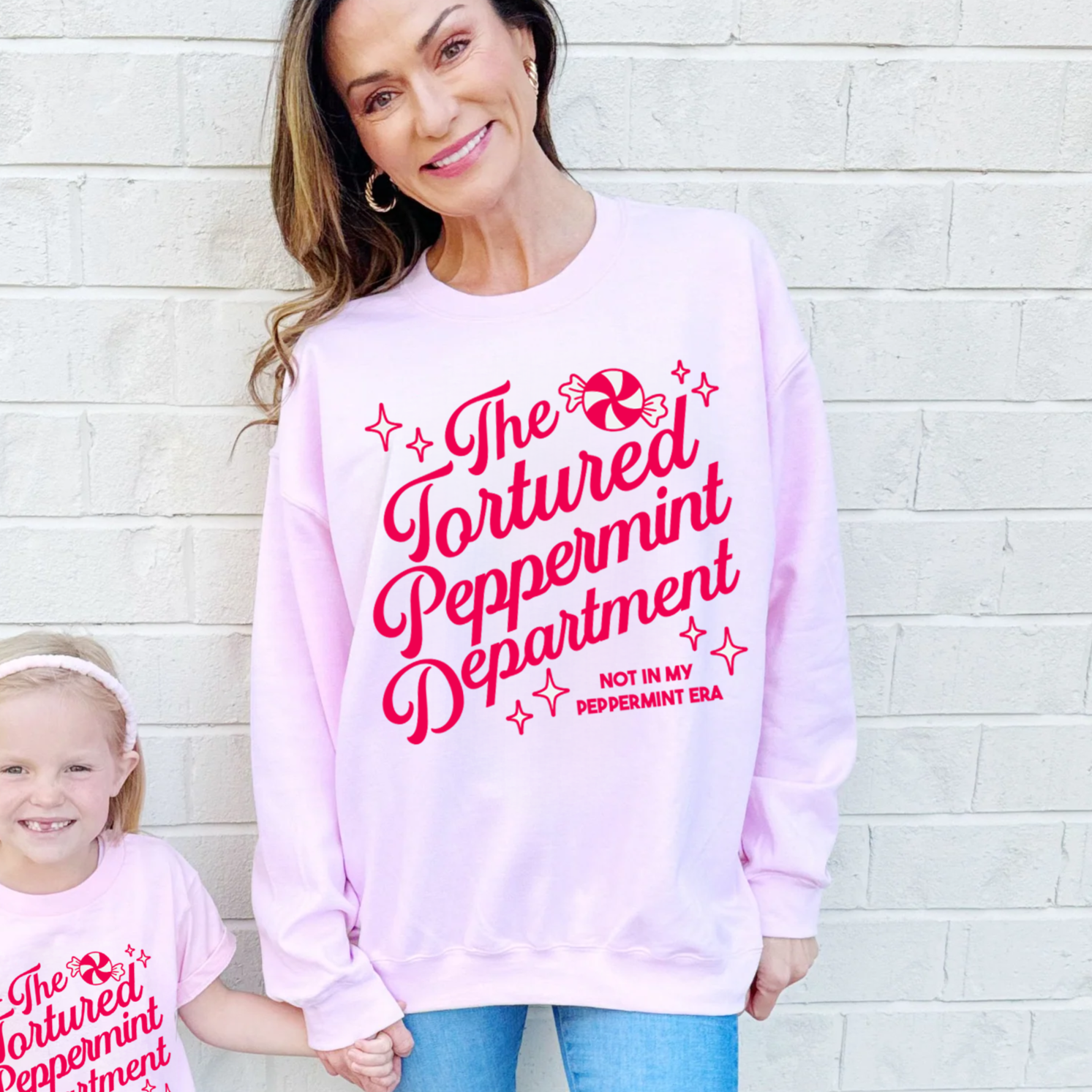 Tortured Peppermint Department Youth & Adult Sweatshirt