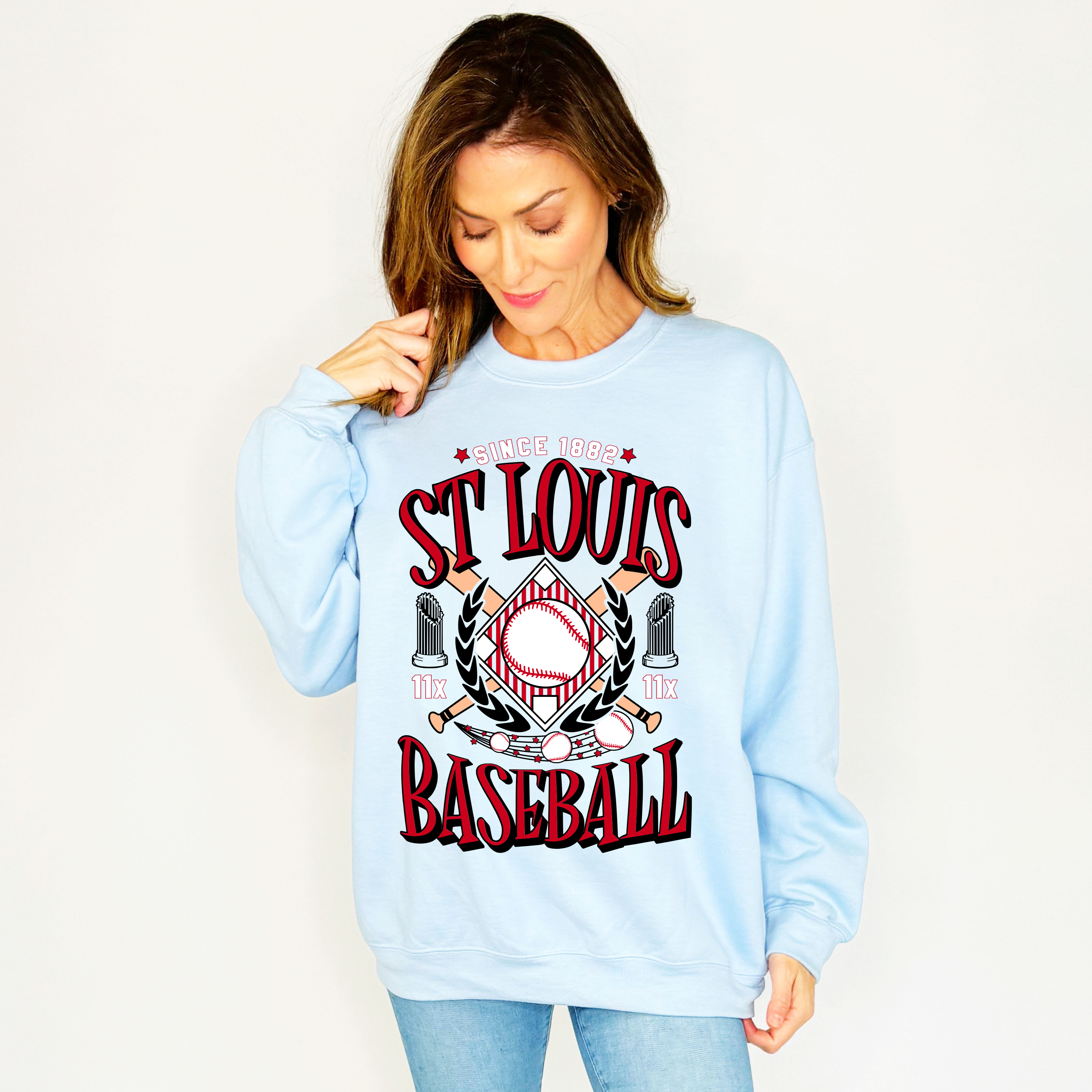 St. Louis Baseball Team Youth & Adult Sweatshirt