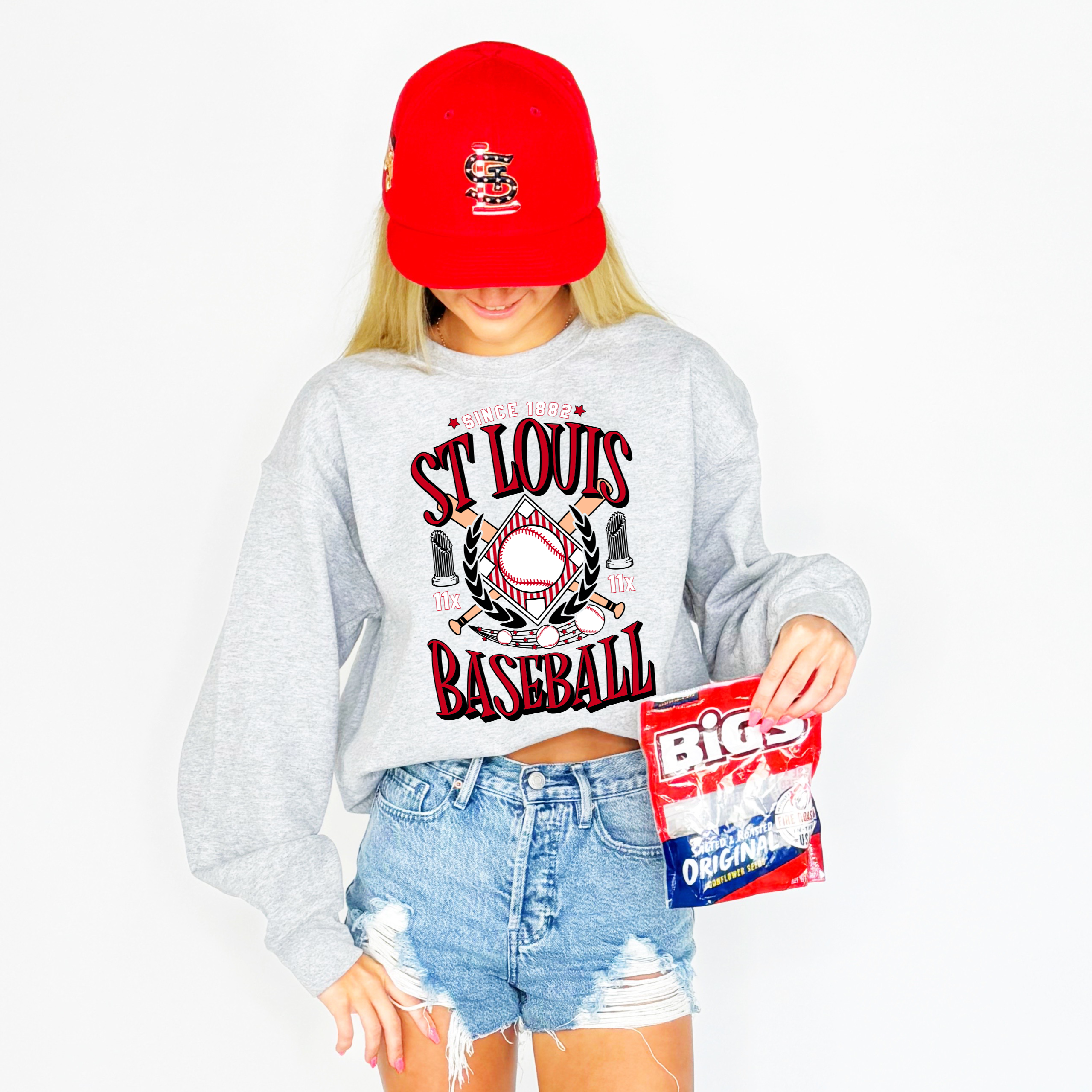 St. Louis Baseball Team Youth & Adult Sweatshirt