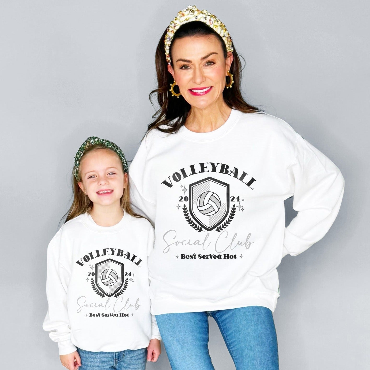 Volleyball Social Club Youth and Adult Sweatshirt