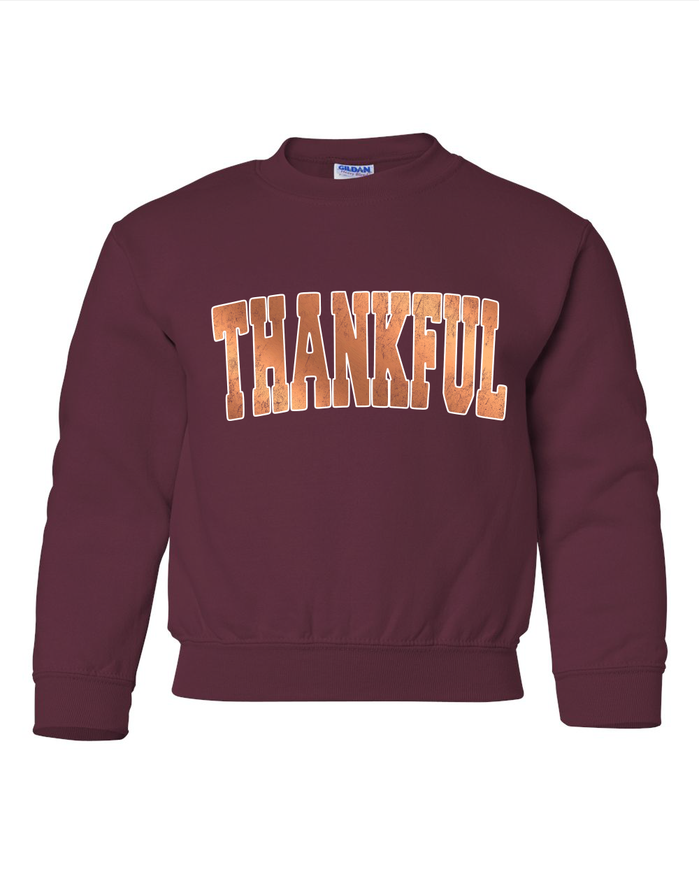 Thankful Copper Shimmer Youth & Adult Sweatshirt